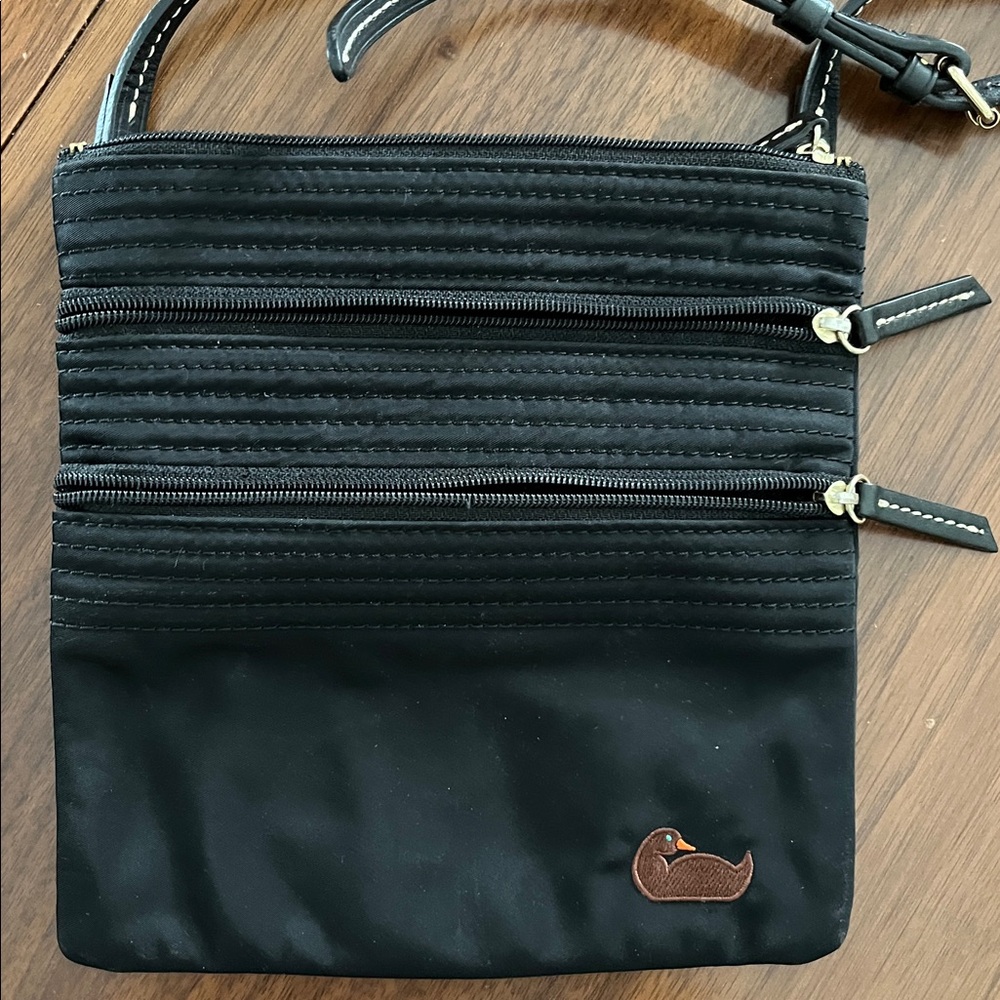 Dooney & Bourke Black Nylon Crossbody Bag